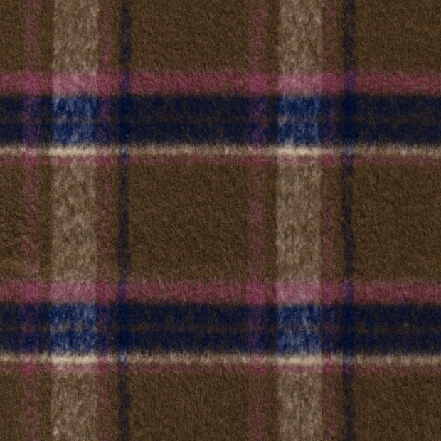 Jacquard fabric Checks Camel