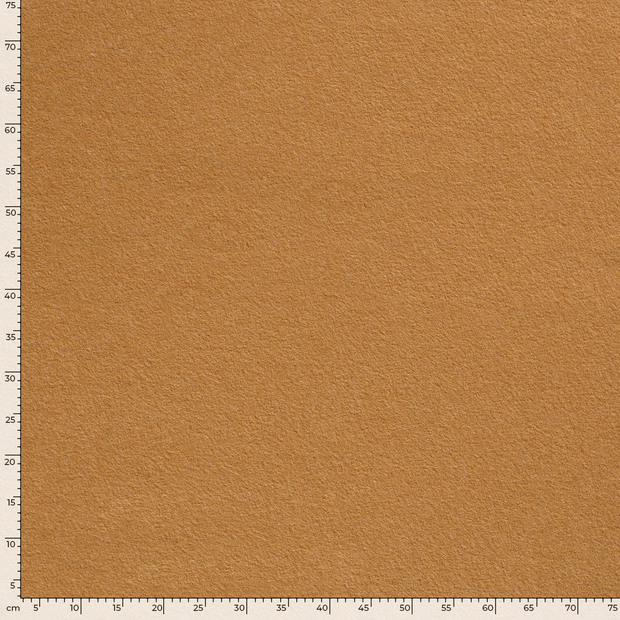 Wool Boucle fabric Unicolour Oker