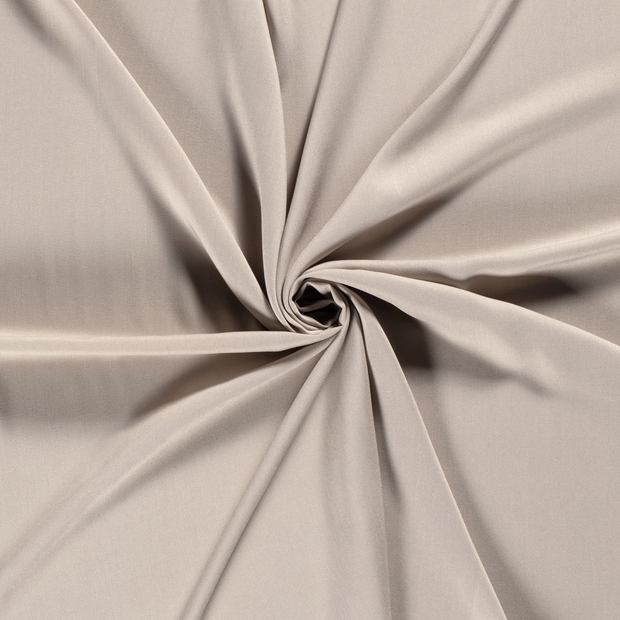 Viscose Poplin fabrik Beige 