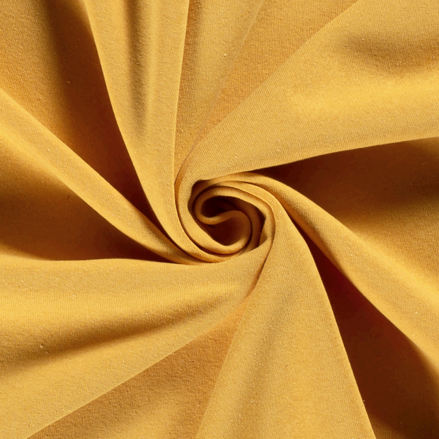 Jogging fabric Unicolour Oker