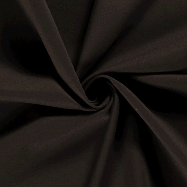 Punta di Roma fabric Unicolour Dark Brown