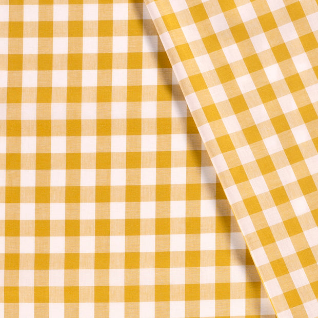 Cotton Poplin Yarn Dyed fabric Checks 
