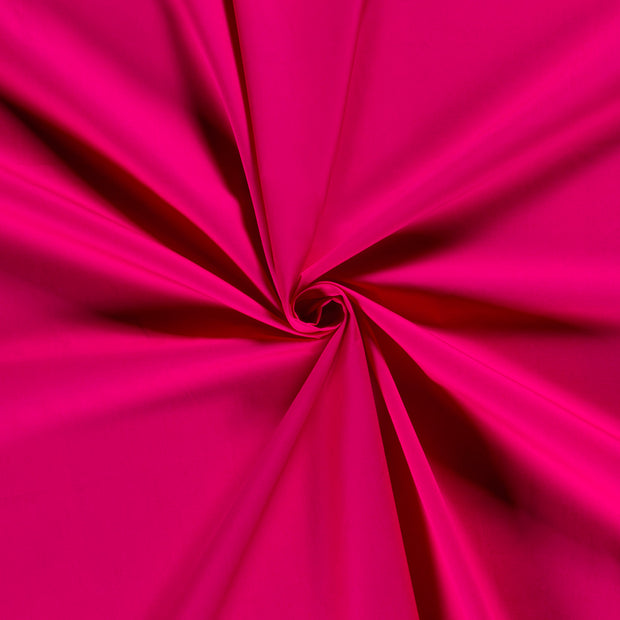 Algodón Popelina tela Fucsia 