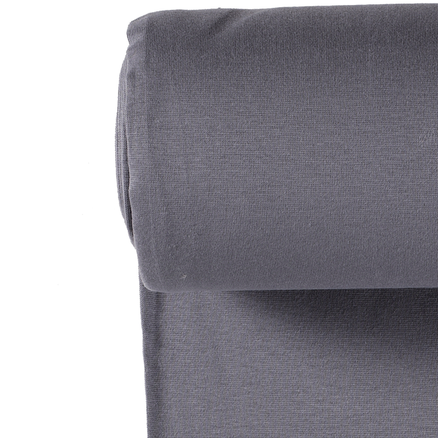Cuff fabric Unicolour Dark Grey
