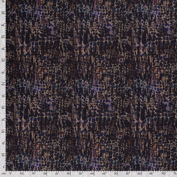 Sportswear Jersey fabric Abstract Black