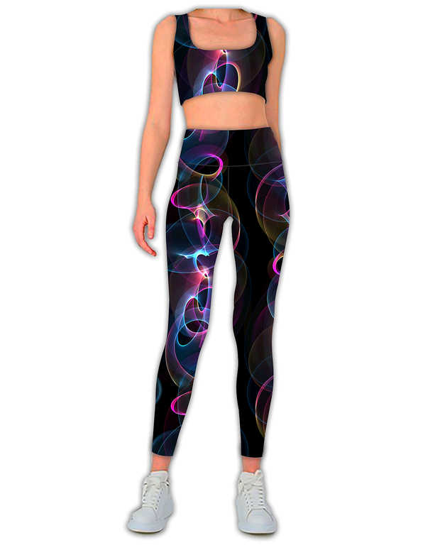 Sportswear Jersey fabric Abstract Black