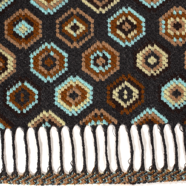 Heavy Knit fabric Dark Brown matte 