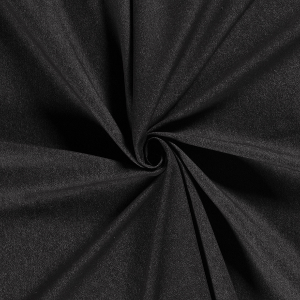 Denim Stretch fabric Black pre-washed 