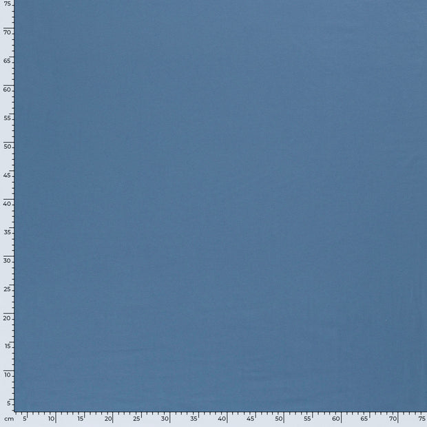 French Terry fabric Unicolour Indigo