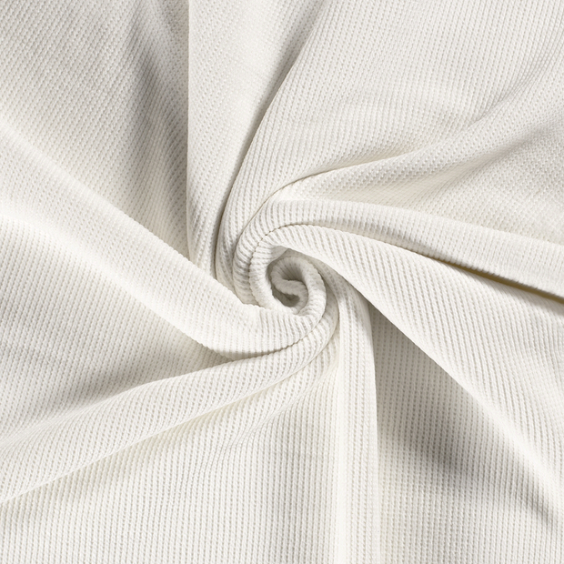 Heavy Knit fabric Off White 