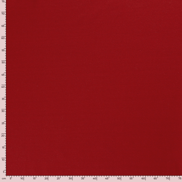 Jogging fabric Unicolour Red