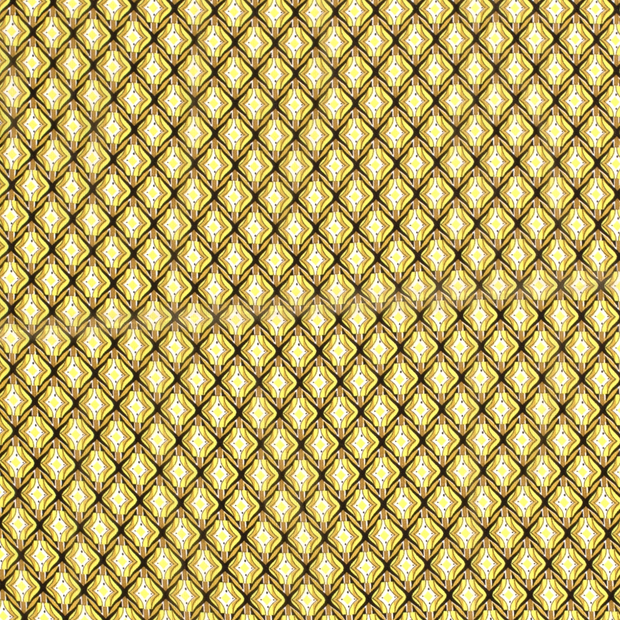 Chiffon fabric Abstract Lime Green