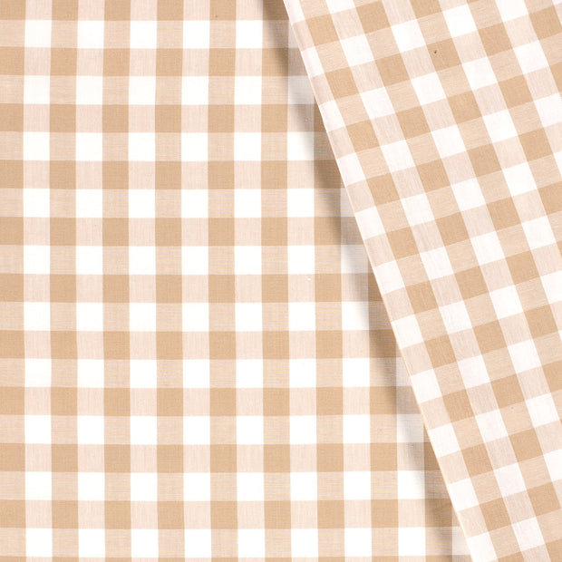Cotton Poplin fabric Checks yarn dyed