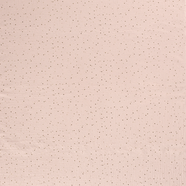 Musselin fabrik Helles Pink matt 