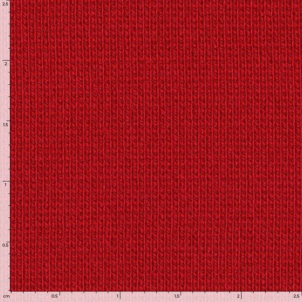 Milano tissu Unicolore Rouge