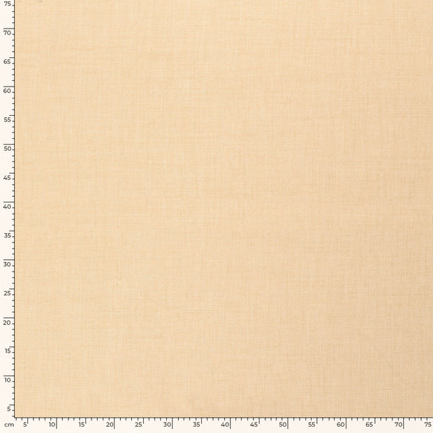 Linen Look fabric Unicolour Beige
