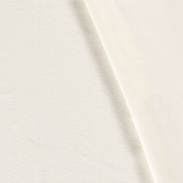 Cotton Fleece fabric Unicolour brushed