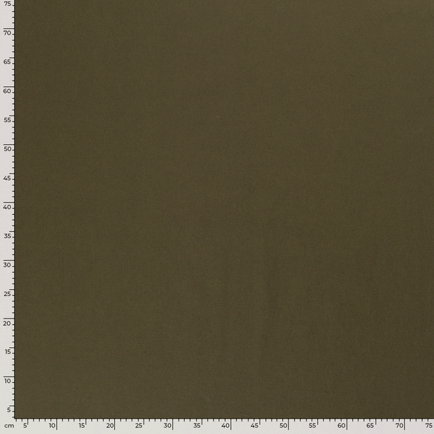 Twill Stretch fabric Unicolour Khaki Green