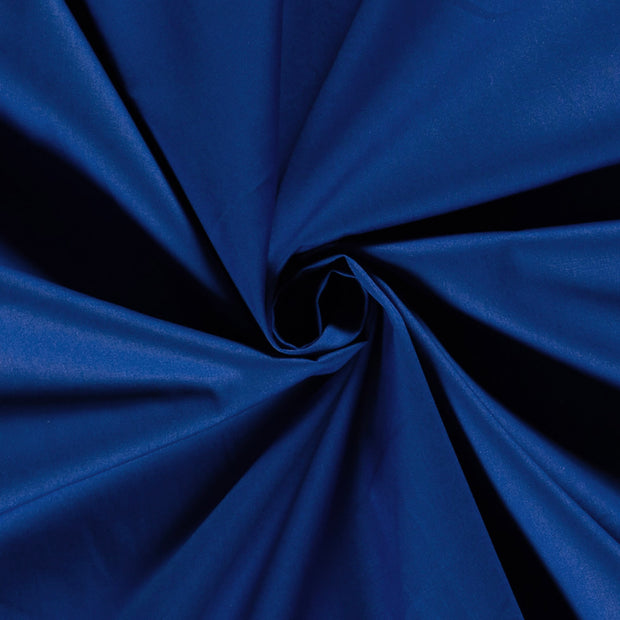 Cotton Poplin fabric Unicolour Cobalt