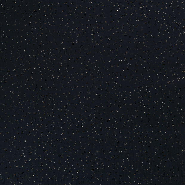 Muslin fabric Navy matte 