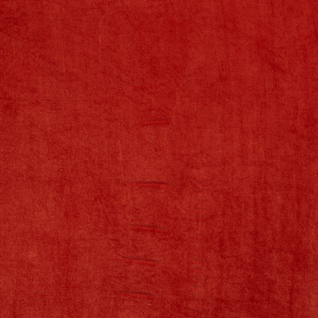 Velours tissu Rouge légèrement brillant 