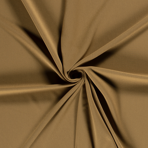 Gabardine stof Camel