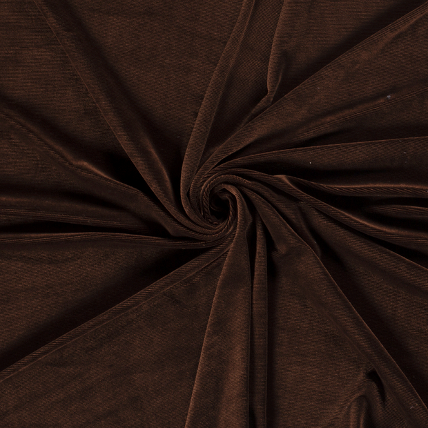 Velvet fabric Brown 