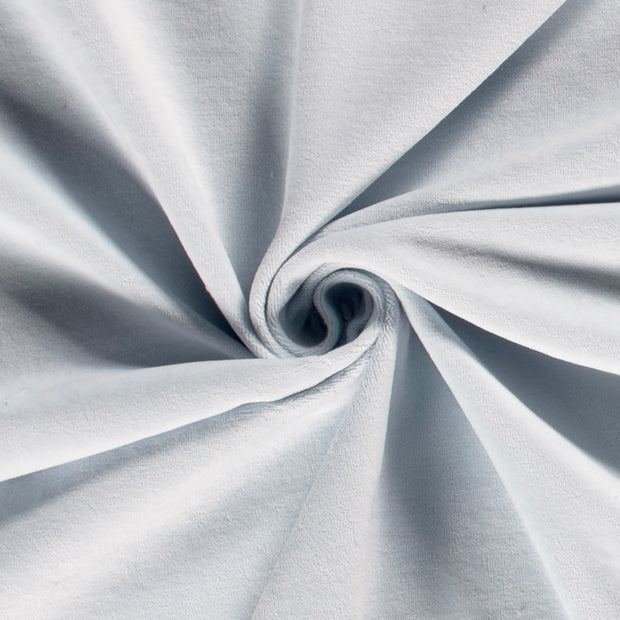 Nicky velours fabric Unicolour Baby Blue