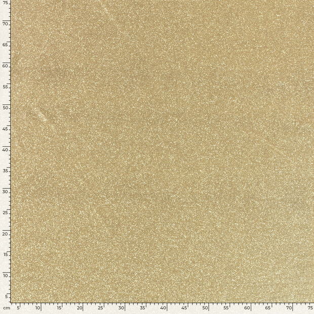 Polyester Jersey stof Effen Goud