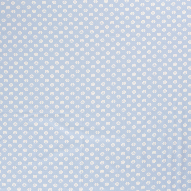 Baumwolle Jersey fabrik Babyblau weich 