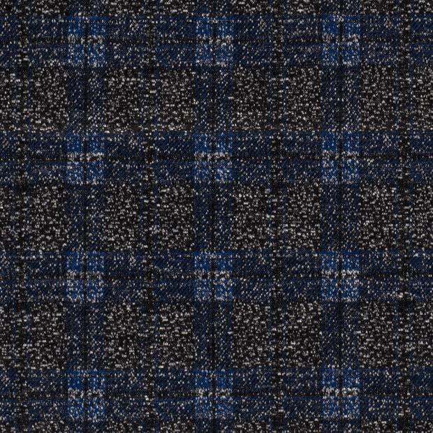 Jacquard fabric Checks Petrol