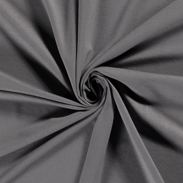 Viscose Jersey fabric Unicolour Grey