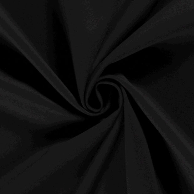 Milano tissu Unicolore Noir