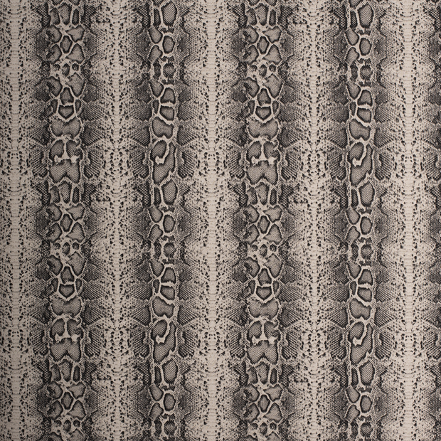 Linen Look fabric Black matte