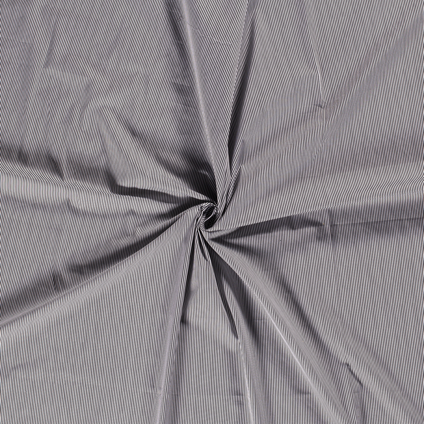 Cotton Poplin fabric Black printed 