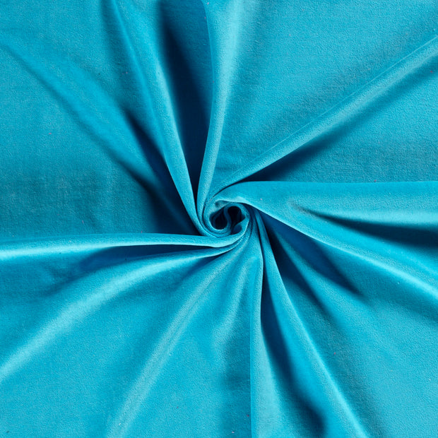 Nicky velours fabrik Aqua 