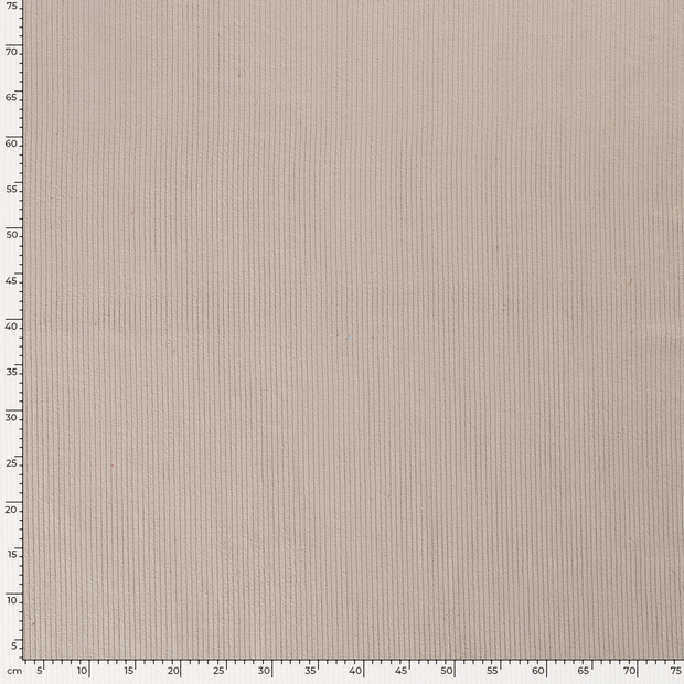 Velours Côtelé 4.5w tissu Unicolore Beige