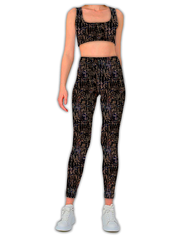 Sportswear Jersey fabric Abstract Black