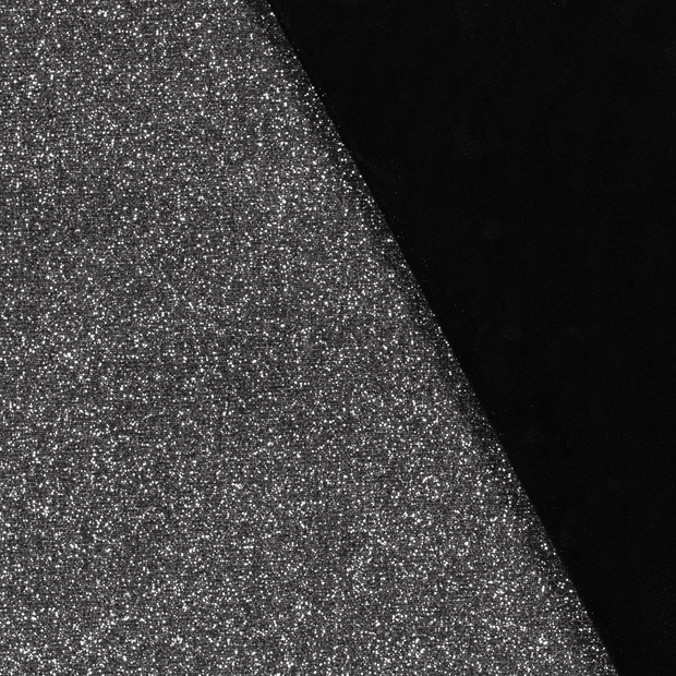 Polyester Jersey fabric Unicolour Lurex 