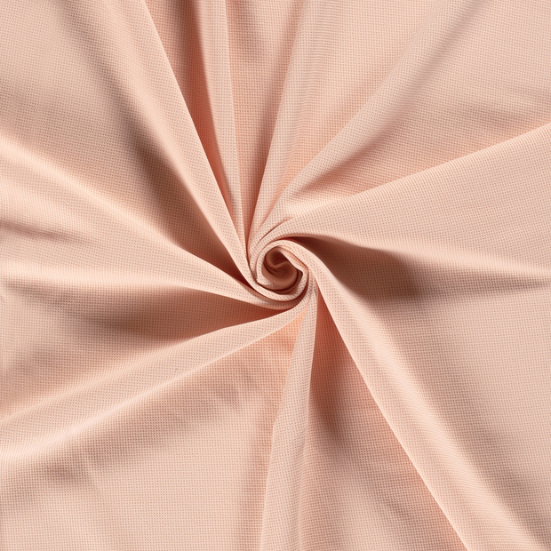 Knitted Waffle fabric Salmon 