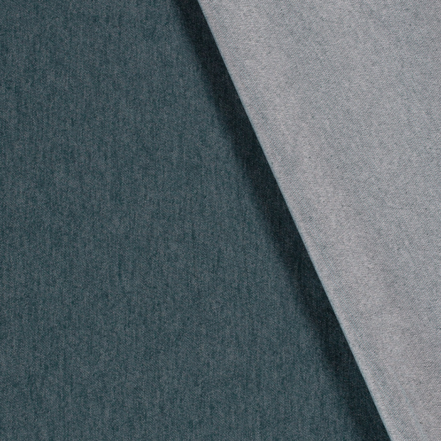 Denim Stretch fabric Unicolour pre-washed 