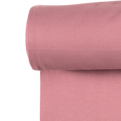 Bündchen GOTS organisch Uni Altrosa