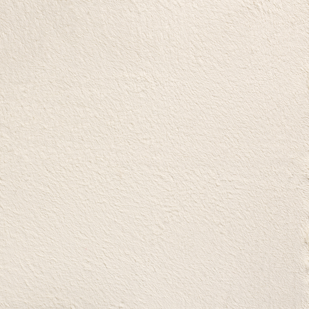 Teddy fabric Off White soft 