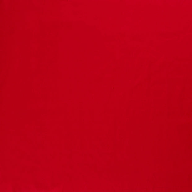 Cotton Poplin fabric Red matte 