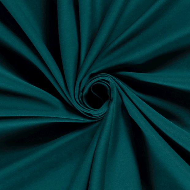 Cotton Jersey fabric Unicolour Petrol
