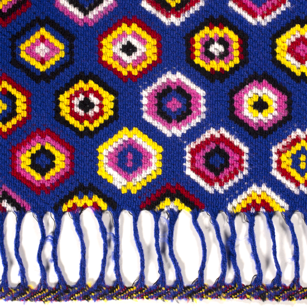 Heavy Knit fabric Cobalt matte 