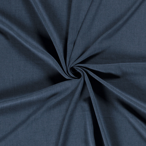 Woven Viscose Linen fabric Indigo slub 