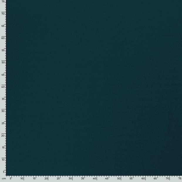 French Terry GOTS fabrik Uni Petrol