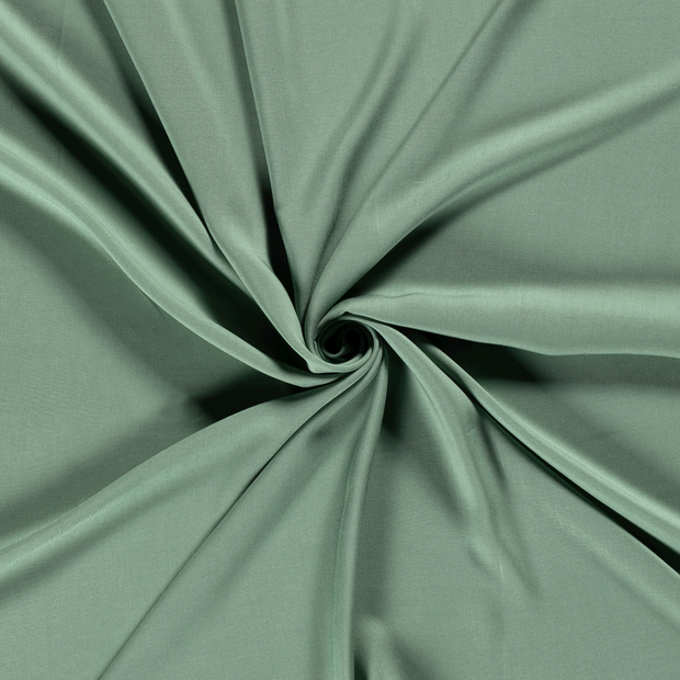 Viscose Poplin fabrik Altes Grün 
