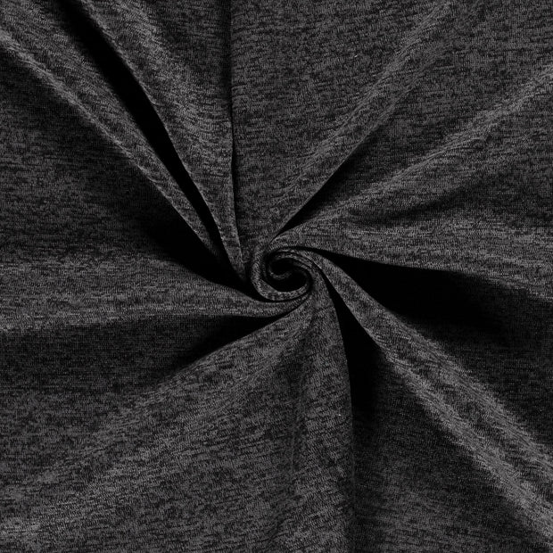 Jogging fabric Dark Grey brushed 